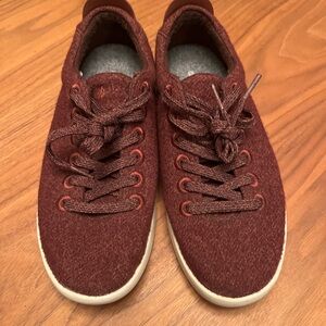 Allbirds Maroon Wool Shoes